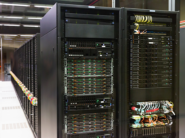 Servers in data centre